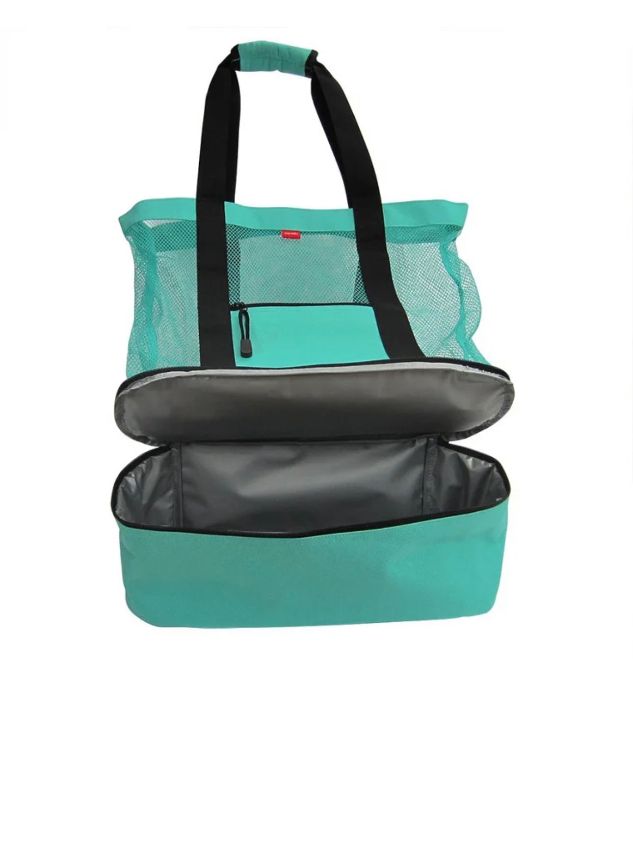 Oversized Large Foldable Summer Insulated Tote Mesh Beach Bag